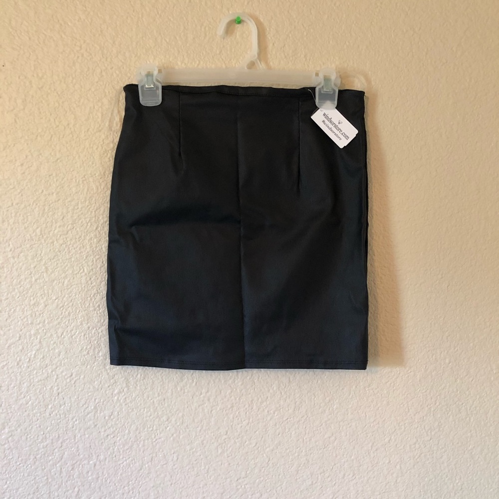 Leather skirt